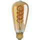 ST64 Spiral Filament  4w 2200k LED  Amber bulb
