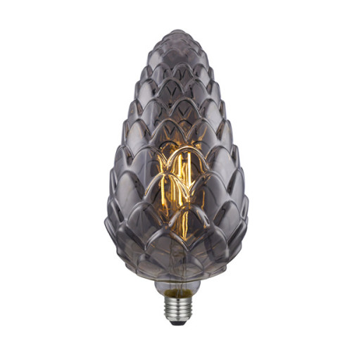 C75  4w 2200k LED Bulb Amber/Smoke color