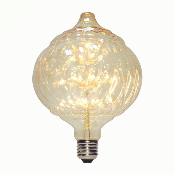 G125 3w 2200k LED Fairy Bulb Amber color