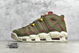 NIKE AIR MORE UPTEMPO CARGO KHAKI/OLIVE/RED DH0622-300