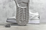 NIKE AIR JORDAN 1 LOW WHITE CAMO SOFT GREY CAMO SWOOSHES WHITE/BLACK-NEUTRAL GREY DC9036-100