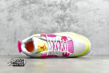 NIKE AIR JORDAN 4 RETRO GS LEMON PINK WHITE/LEMON VENOM-PINK BLAST CV7808-100