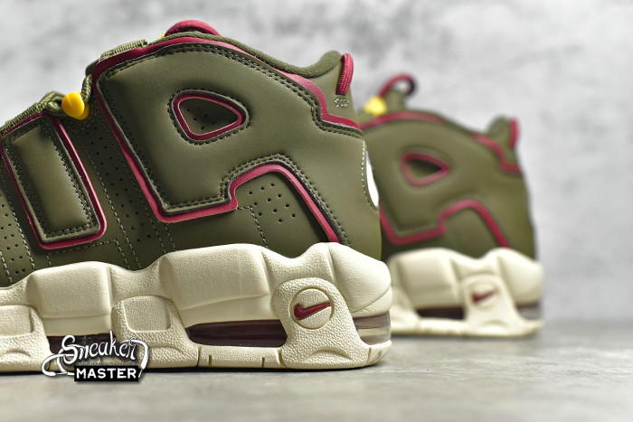 NIKE AIR MORE UPTEMPO CARGO KHAKI/OLIVE/RED DH0622-300