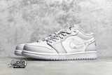 NIKE AIR JORDAN 1 LOW WHITE CAMO SOFT GREY CAMO SWOOSHES WHITE/BLACK-NEUTRAL GREY DC9036-100