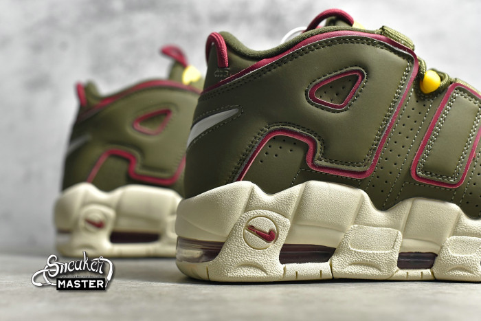 NIKE AIR MORE UPTEMPO CARGO KHAKI/OLIVE/RED DH0622-300