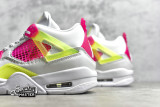 NIKE AIR JORDAN 4 RETRO GS LEMON PINK WHITE/LEMON VENOM-PINK BLAST CV7808-100