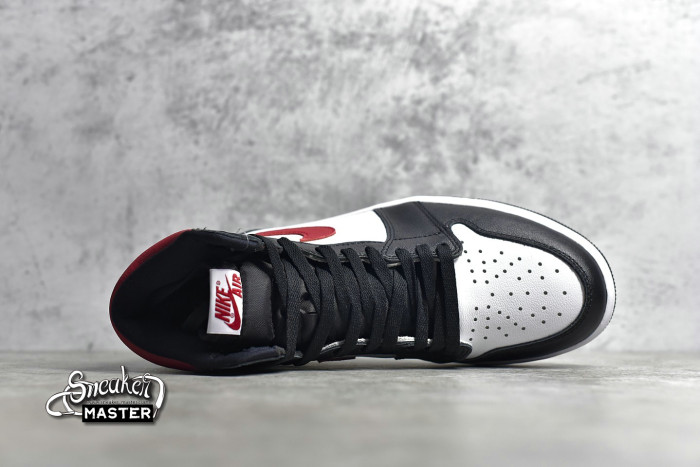NIKE AIR JORDAN 1 RETRO HIGH OG BASKETBALL SHOES SNEAKERS BLACK/WHITE-GYM RED 555088-061