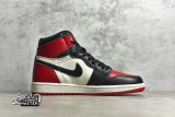 NIKE AIR JORDAN 1 RETRO HIGH BRED TOE GYM RED/BLACK-SUMMIT WHITE 555088-610