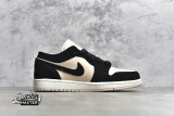 NIKE AIR JORDAN 1 LOW BLACK/GUAVA ICE-WHITE DC0774-003