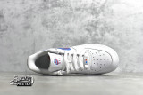 NIKE AIR FORCE 1 LOW 3D GLASSES GS WHITE/BRIGHT CRIMSON-BLUE HERO BV2551-100