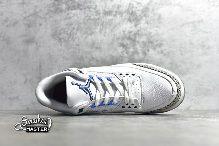 NIKE AIR JORDAN 3 UNC 2020 WHITE/VALOR BLUE/TECH GREY CT8532-104