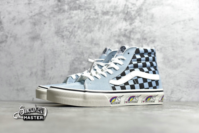 VANS SK8-HIGH THE LOVE PACK - PRIDE VLT LX BLUE/BLACK/WHITE VN0A4CS5W43