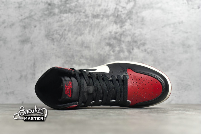 NIKE AIR JORDAN 1 RETRO HIGH BRED TOE GYM RED/BLACK-SUMMIT WHITE 555088-610