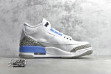 NIKE AIR JORDAN 3 UNC 2020 WHITE/VALOR BLUE/TECH GREY CT8532-104