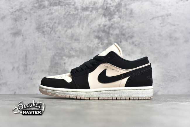 NIKE AIR JORDAN 1 LOW BLACK/GUAVA ICE-WHITE DC0774-003