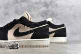 NIKE AIR JORDAN 1 LOW BLACK/GUAVA ICE-WHITE DC0774-003