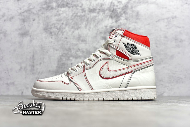 NIKE AIR JORDAN 1 RETRO HIGH OG PHANTOM SAIL/BLACK-PHANTOM/GYM RED-UNIVERSITY RED 555088-160
