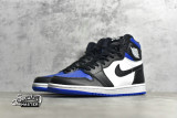NIKE AIR JORDAN 1 RETRO HIGH ROYAL TOE BLACK/WHITE-GAME ROYAL-BLACK 555088-041