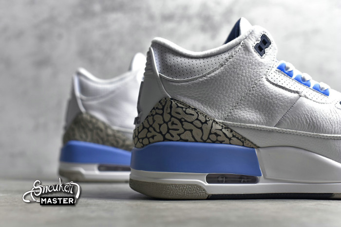 NIKE AIR JORDAN 3 UNC 2020 WHITE/VALOR BLUE/TECH GREY CT8532-104