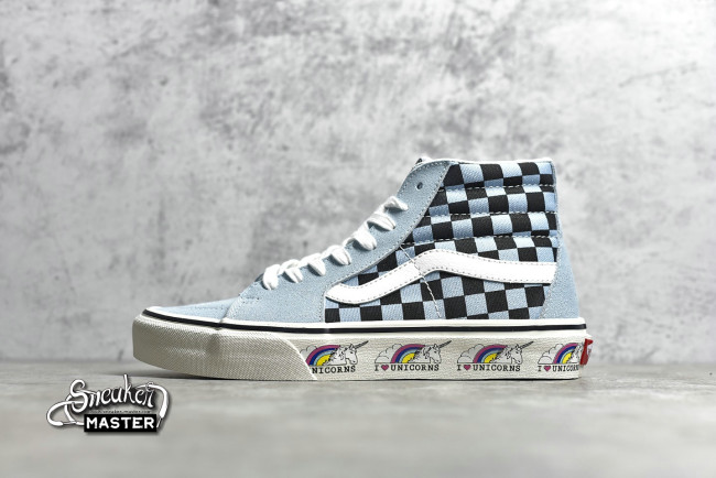 VANS SK8-HIGH THE LOVE PACK - PRIDE VLT LX BLUE/BLACK/WHITE VN0A4CS5W43