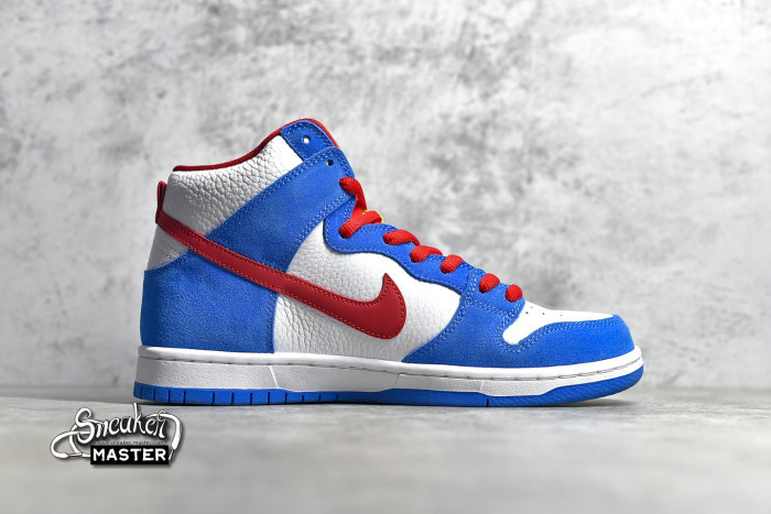 NIKE SB DUNK HIGH DORAEMON LIGHT PHOTO BLUE/LIGHT PHOTO BLUE-SPEED YELLOW-UNIVERSITY RED CI2692-400