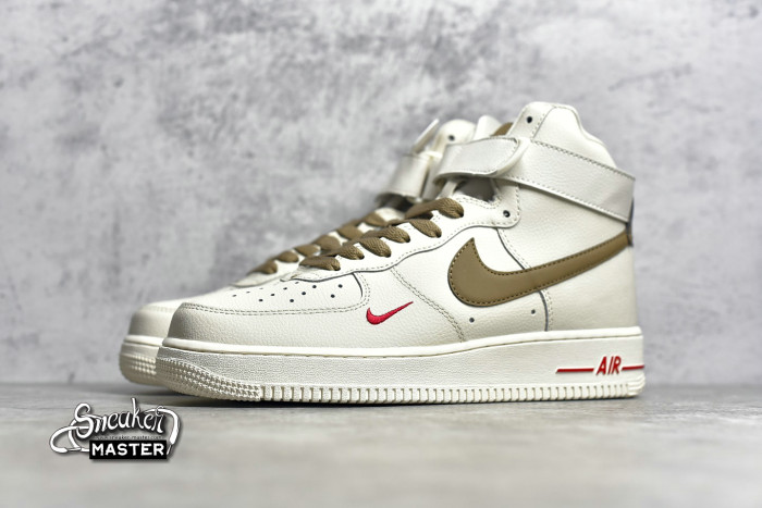 NIKE AIR FORCE 1 HIGH YOHOOD SHOES RICE WHITE/SANDY BEIGE 808788-995