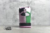 NIKE SB DUNK HIGH INVERT CELTICS BLACK/PINK RISE-LUCKY GREEN CU7349-001