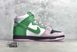 NIKE SB DUNK HIGH INVERT CELTICS BLACK/PINK RISE-LUCKY GREEN CU7349-001