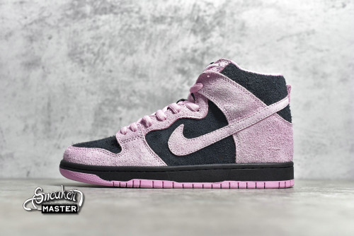 NIKE SB DUNK HIGH INVERT CELTICS BLACK/PINK RISE-LUCKY GREEN CU7349-001