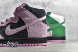 NIKE SB DUNK HIGH INVERT CELTICS BLACK/PINK RISE-LUCKY GREEN CU7349-001