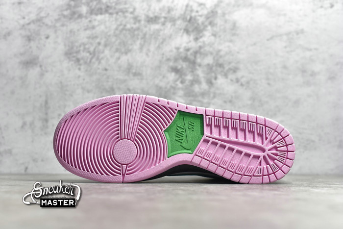 NIKE SB DUNK HIGH INVERT CELTICS BLACK/PINK RISE-LUCKY GREEN CU7349-001
