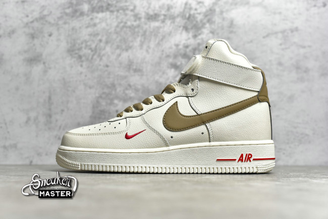 NIKE AIR FORCE 1 HIGH YOHOOD SHOES RICE WHITE/SANDY BEIGE 808788-995