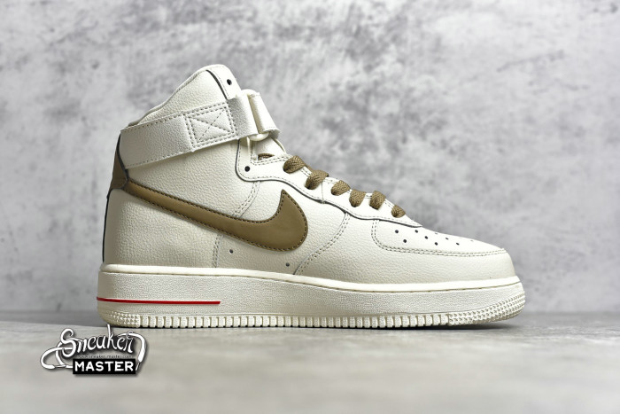 NIKE AIR FORCE 1 HIGH YOHOOD SHOES RICE WHITE/SANDY BEIGE 808788-995
