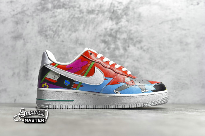NIKE AIR FORCE 1 FLYLEATHER X RUOHAN WANG MULTI-COLOR/MULTI-COLOR CZ3990-900