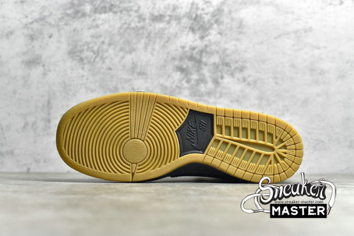 NIKE DUNK HIGH SB BLACK/BLACK/GUM 305050-029