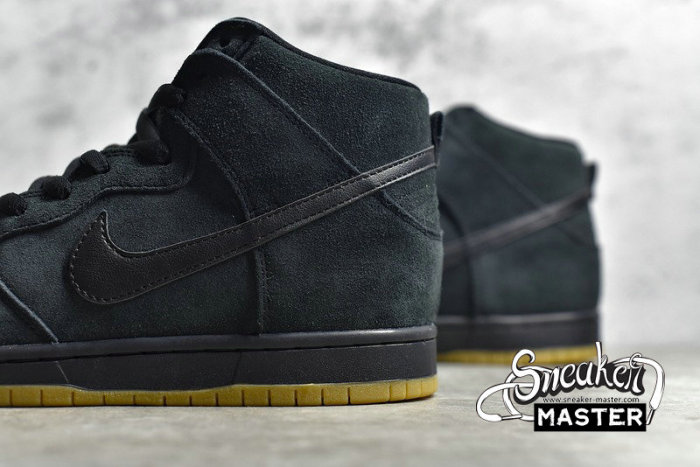 NIKE DUNK HIGH SB BLACK/BLACK/GUM 305050-029