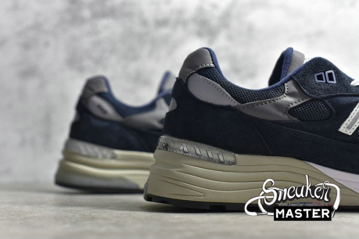 NEW BALANCE 992 RUNNING SHOES NAVY BLUE/GREY/WHITE M992GG