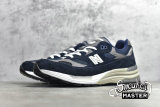 NEW BALANCE 992 RUNNING SHOES NAVY BLUE/GREY/WHITE M992GG