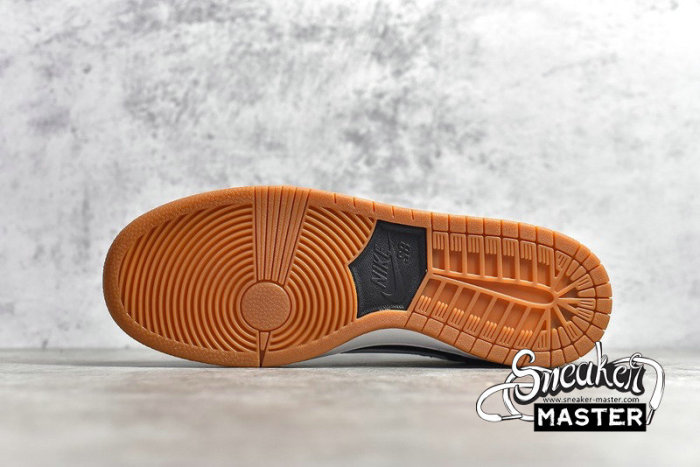 NIKE SB DUNK LOW BLACK/GUM LIGHT BROWN-WHITE 854866-019