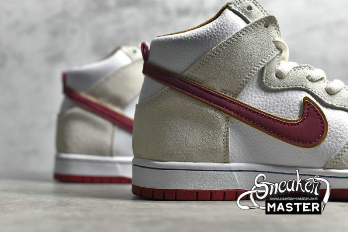 NIKE SB DUNK HIGH TEAM CRIMSON SAIL/WHEAT-TEAM CRIMSON CV9499-100