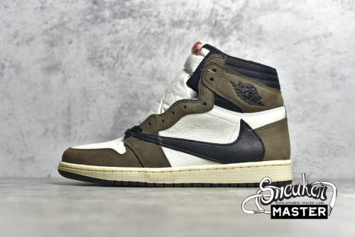 NIKE AIR JORDAN 1 HIGH OG TRAVIS SCOTT SP DARK MOCHA/BLACK/WHITE CD4487-100