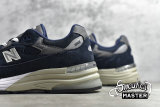 NEW BALANCE 992 RUNNING SHOES NAVY BLUE/GREY/WHITE M992GG