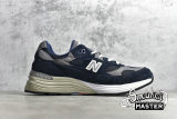 NEW BALANCE 992 RUNNING SHOES NAVY BLUE/GREY/WHITE M992GG