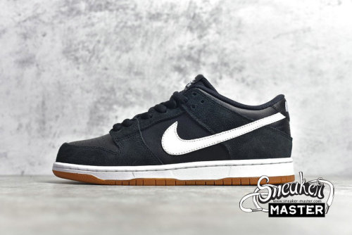 NIKE SB DUNK LOW BLACK/GUM LIGHT BROWN-WHITE 854866-019