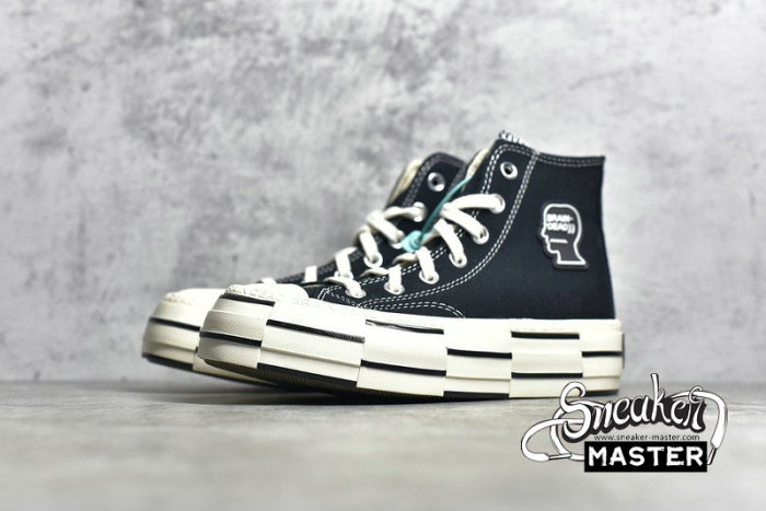 CONVERSE CHUCK TAYLOR ALL-STAR 70S HIGH X BRAIN DEAD BLACK/EGRET-BLACK 170549C