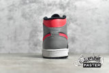 NIKE AIR JORDAN 1 MID PINK SHADOW BLACK/HOT PUNCH-LIGHT SMOKE GREY 554724-059