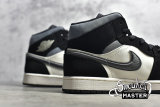 NIKE AIR JORDAN 1 MID SE SATIN GREY BLACK/SMOKE GREY-SAIL 852542-011