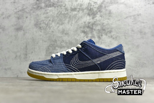 NIKE SB DUNK LOW PRO DENIM GUM MYSTIC NAVY/GUM LIGHT BROWN-SAIL CV0316-400