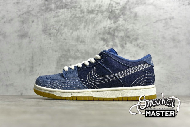 NIKE SB DUNK LOW PRO DENIM GUM MYSTIC NAVY/GUM LIGHT BROWN-SAIL CV0316-400