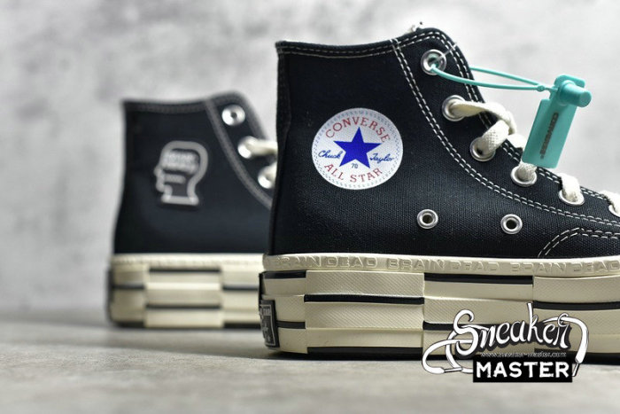 CONVERSE CHUCK TAYLOR ALL-STAR 70S HIGH X BRAIN DEAD BLACK/EGRET-BLACK 170549C